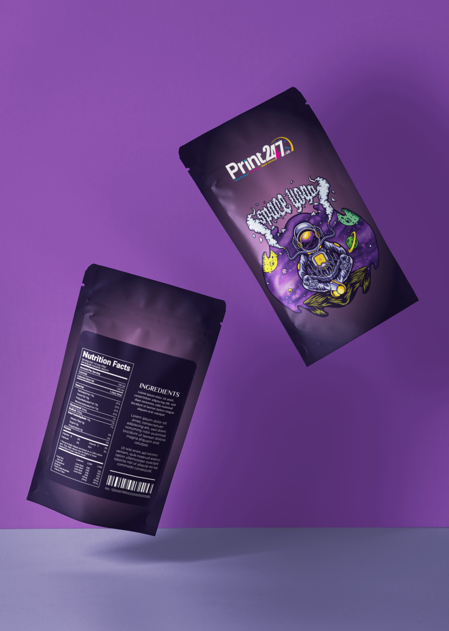 Custom Printed 3.5x5" Standup Pouches